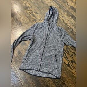 Lululemon Surge Warm Full Zip Hoodie, Heathered Black
